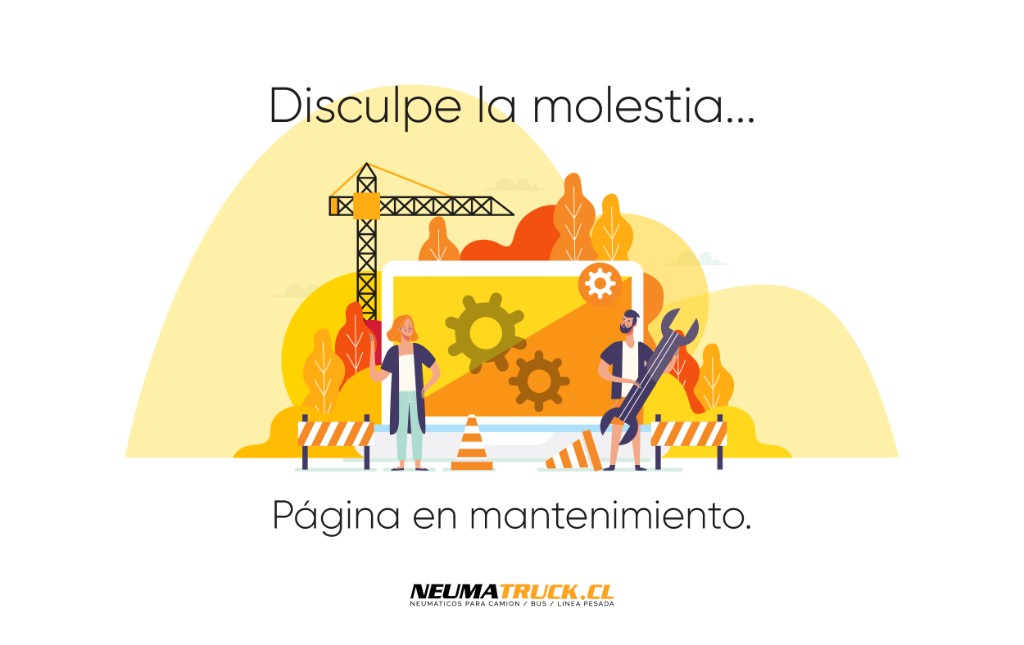 Disculpe la molestia. Página en mantenimiento. NEUMATRUCK.CL